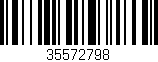 Código de barras (EAN, GTIN, SKU, ISBN): '35572798'