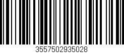 Código de barras (EAN, GTIN, SKU, ISBN): '3557502935028'