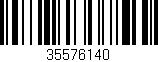 Código de barras (EAN, GTIN, SKU, ISBN): '35576140'