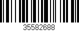 Código de barras (EAN, GTIN, SKU, ISBN): '35582688'