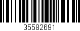 Código de barras (EAN, GTIN, SKU, ISBN): '35582691'