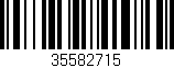 Código de barras (EAN, GTIN, SKU, ISBN): '35582715'