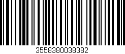Código de barras (EAN, GTIN, SKU, ISBN): '3558380038382'