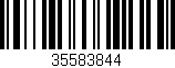 Código de barras (EAN, GTIN, SKU, ISBN): '35583844'