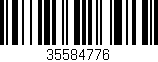 Código de barras (EAN, GTIN, SKU, ISBN): '35584776'