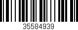 Código de barras (EAN, GTIN, SKU, ISBN): '35584939'