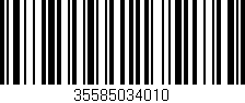 Código de barras (EAN, GTIN, SKU, ISBN): '35585034010'