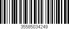 Código de barras (EAN, GTIN, SKU, ISBN): '35585034249'