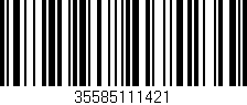 Código de barras (EAN, GTIN, SKU, ISBN): '35585111421'