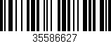 Código de barras (EAN, GTIN, SKU, ISBN): '35586627'