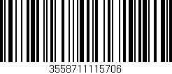 Código de barras (EAN, GTIN, SKU, ISBN): '3558711115706'