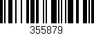 Código de barras (EAN, GTIN, SKU, ISBN): '355879'