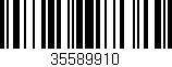 Código de barras (EAN, GTIN, SKU, ISBN): '35589910'
