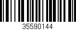 Código de barras (EAN, GTIN, SKU, ISBN): '35590144'