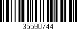 Código de barras (EAN, GTIN, SKU, ISBN): '35590744'