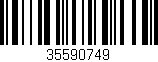 Código de barras (EAN, GTIN, SKU, ISBN): '35590749'