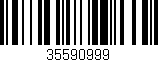 Código de barras (EAN, GTIN, SKU, ISBN): '35590999'