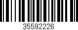 Código de barras (EAN, GTIN, SKU, ISBN): '35592226'