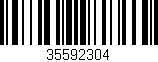 Código de barras (EAN, GTIN, SKU, ISBN): '35592304'