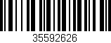 Código de barras (EAN, GTIN, SKU, ISBN): '35592626'