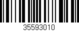 Código de barras (EAN, GTIN, SKU, ISBN): '35593010'