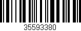 Código de barras (EAN, GTIN, SKU, ISBN): '35593380'