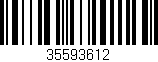 Código de barras (EAN, GTIN, SKU, ISBN): '35593612'