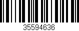 Código de barras (EAN, GTIN, SKU, ISBN): '35594636'