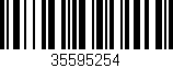 Código de barras (EAN, GTIN, SKU, ISBN): '35595254'