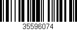 Código de barras (EAN, GTIN, SKU, ISBN): '35596074'