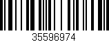Código de barras (EAN, GTIN, SKU, ISBN): '35596974'