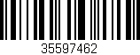 Código de barras (EAN, GTIN, SKU, ISBN): '35597462'