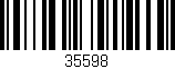 Código de barras (EAN, GTIN, SKU, ISBN): '35598'