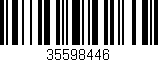 Código de barras (EAN, GTIN, SKU, ISBN): '35598446'