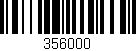 Código de barras (EAN, GTIN, SKU, ISBN): '356000'