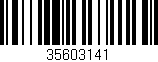Código de barras (EAN, GTIN, SKU, ISBN): '35603141'