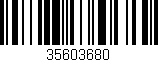 Código de barras (EAN, GTIN, SKU, ISBN): '35603680'