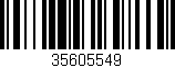 Código de barras (EAN, GTIN, SKU, ISBN): '35605549'