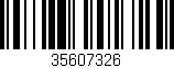 Código de barras (EAN, GTIN, SKU, ISBN): '35607326'