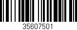 Código de barras (EAN, GTIN, SKU, ISBN): '35607501'