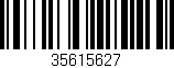 Código de barras (EAN, GTIN, SKU, ISBN): '35615627'