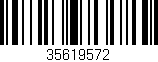 Código de barras (EAN, GTIN, SKU, ISBN): '35619572'