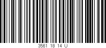 Código de barras (EAN, GTIN, SKU, ISBN): '3561_18_14_U'