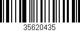 Código de barras (EAN, GTIN, SKU, ISBN): '35620435'