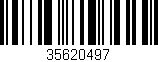 Código de barras (EAN, GTIN, SKU, ISBN): '35620497'