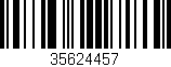 Código de barras (EAN, GTIN, SKU, ISBN): '35624457'