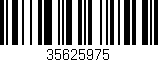 Código de barras (EAN, GTIN, SKU, ISBN): '35625975'