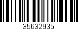 Código de barras (EAN, GTIN, SKU, ISBN): '35632935'