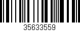 Código de barras (EAN, GTIN, SKU, ISBN): '35633559'
