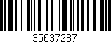 Código de barras (EAN, GTIN, SKU, ISBN): '35637287'